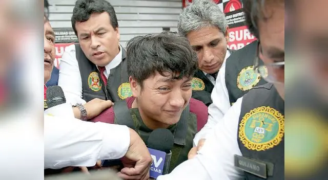 El presunto violador fue llevado a la discoteca en Santa Anita en medio de fuertes medidas de seguridad