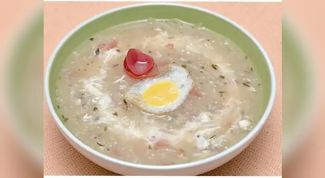 Sopa de huevos bien criolla Sopa de huevos bien criolla