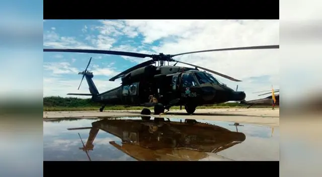 Helicóptero habría caído en caserío de Piura Helicóptero habría caído en caserío de Piura