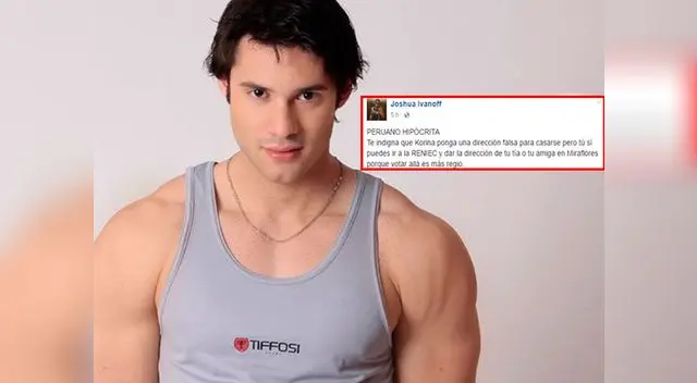 Joshua Ivanoff se pronunció sobre polémica boda de Korina Rivadeneira Joshua Ivanoff se pronunció sobre polémica boda de Korina Rivadeneira