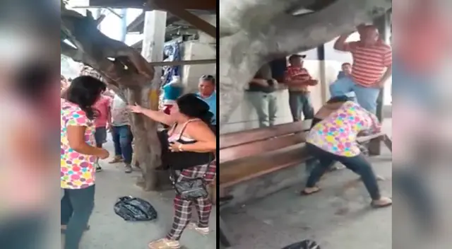 Las mujeres no respetaron a las personas que estaban cerca