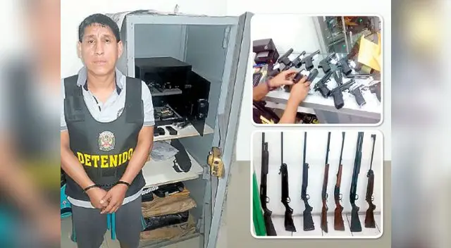 En operativo se incautaron 1.200 armas de corto y largo alcance, medio millón de municiones y silenciadores, además de 18 mil soles