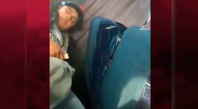 El sujeto fue captado por la cámara de la fémina y las autoridades podrán identificarlo