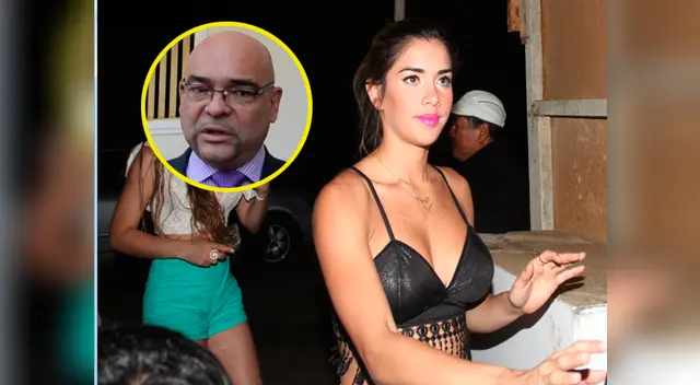 Desde Venezuela un diputado le da la mano a la modelo.
