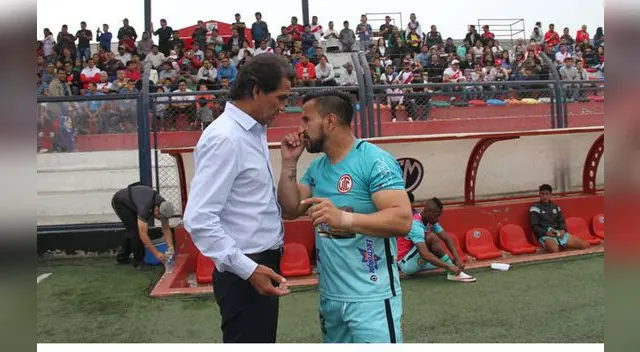Franco Navarro en lo técnico y Pablo Vergara en el campo dos artifices de la buena campaña del UTC de Cajamarca