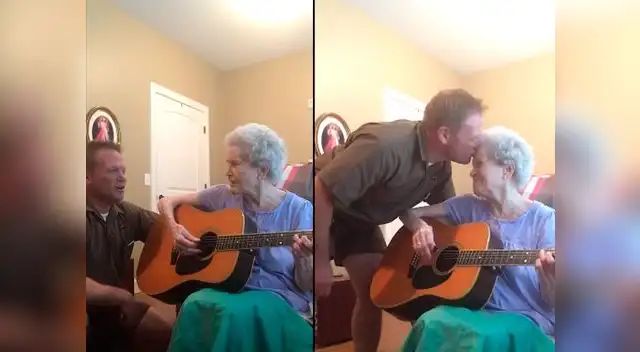 Mujer de 88 años con Alzheimer recuerda cómo tocar la guitarra y la letra completa de una canción