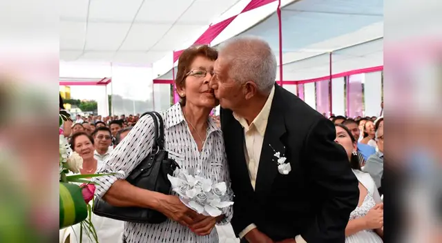 Se casan a los 80 años en el distrito de San Martín de Porres