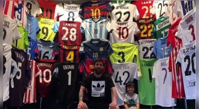 Messi en su museo personal