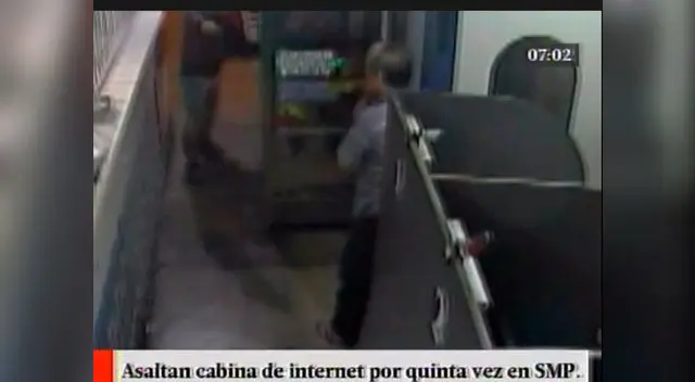 Asaltan cabina de internet por quinta vez en San Martín de Porres