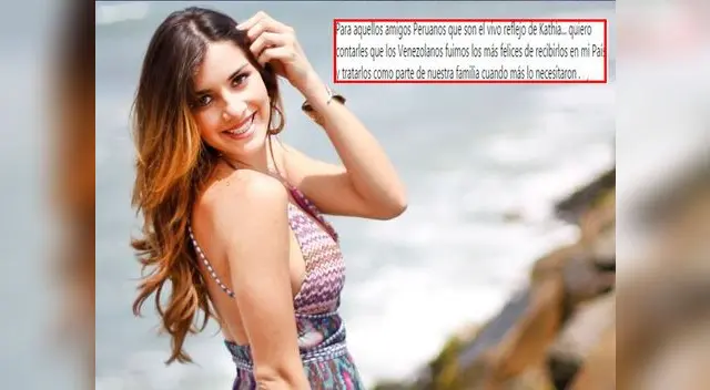 Korina Rivadeneira sacó en cara la ayuda que brindó Venezuela a los peruanos Korina Rivadeneira sacó en cara la ayuda que brindó Venezuela a los peruanos