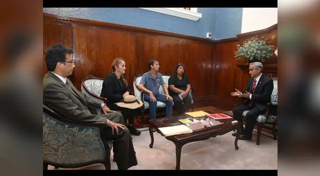 El presidente del Poder Judicial se reunió con los familiares de las víctimas de la Costa Verde