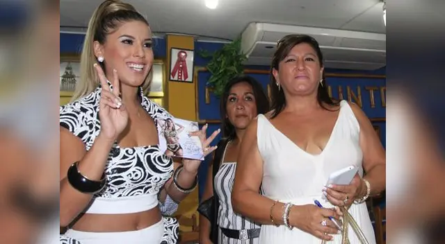 Yahaira Plasencia agradecida con su mamá