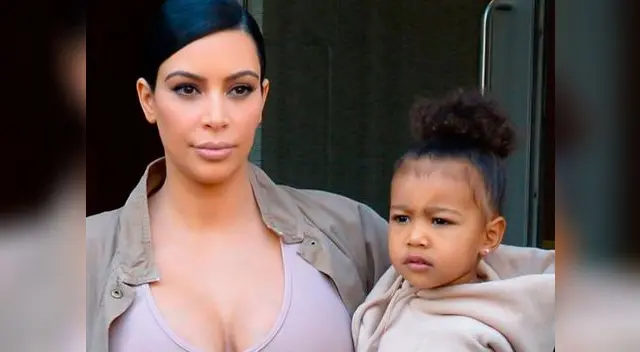 La pequeña North West mostró su carácter ante la prensa