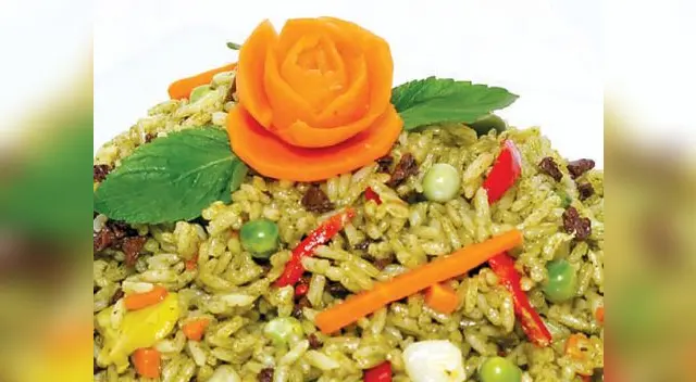 Arroz a la jardinera con sangrecita