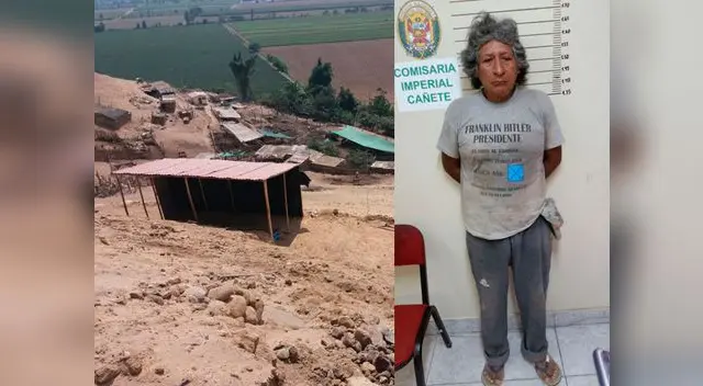 Padrastro capturado por violación y crimen de menor de diez años en Cañete