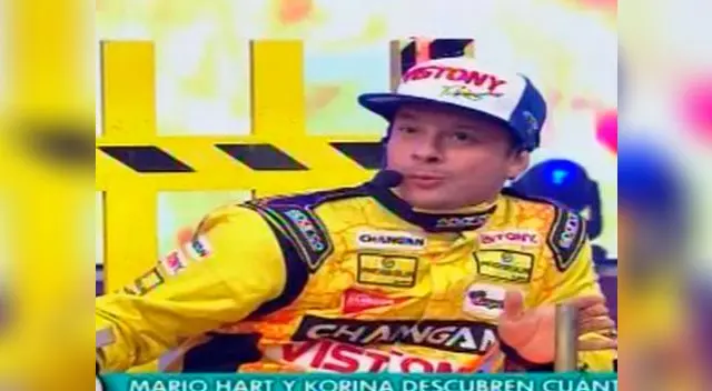 Mario Hart pasó el susto de su vida en vivo Mario Hart pasó el susto de su vida en vivo