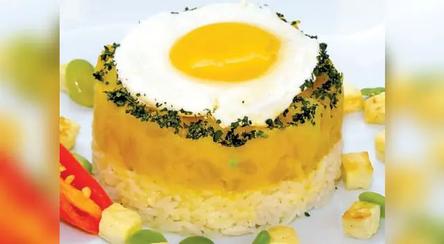 Locro de zapallo con huevo