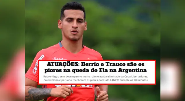 El pelotero no brilló en el encuentro del Flamengo y quedaron eliminados