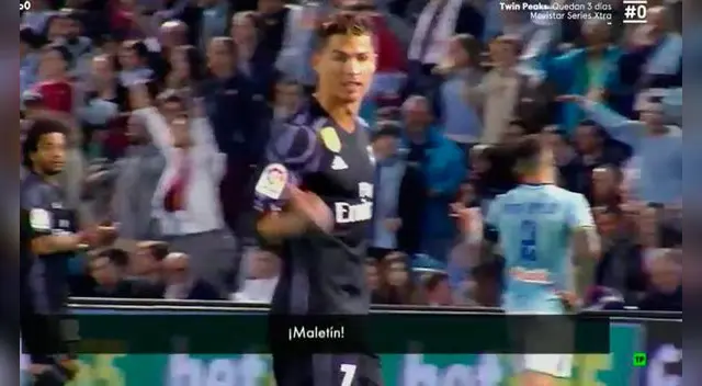 Cristiano Ronaldo y sus ademanes insinuó con gestos explícitos que estaban condicionados económicamente