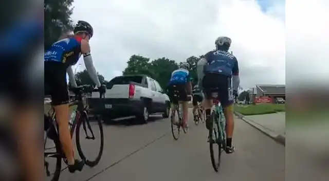 Ciclista es alcanzado por una bala perdida en pleno entrenamiento