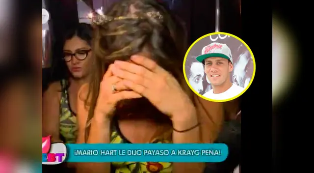 Korina no soportó tener nuevamente a su ex cerca