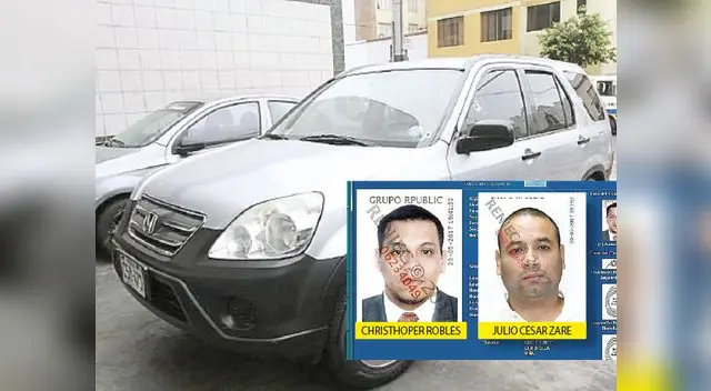 El vehículo del empresario Javier Reyna fue llevado a la comisaría para las pruebas respectivas El vehículo del empresario Javier Reyna fue llevado a la comisaría para las pruebas respectivas