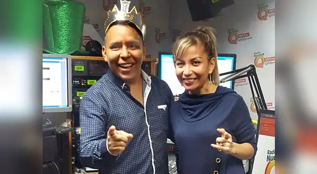 Al lado de Chris Alegría, ambos conducen Cumbias y risas