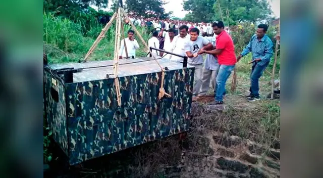 Pobladores escucharon gritos en un pozo y encontraron esto Pobladores escucharon gritos en un pozo y encontraron esto