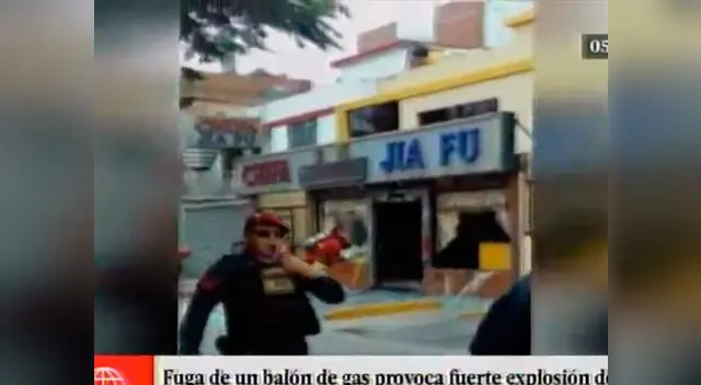 fuga en un balón de gas en chifa provocó explosión en Bellavista 