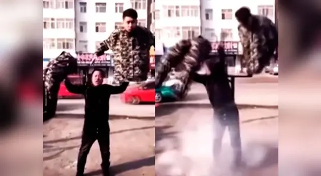 Susto de estos jóvenes terminó revelando su truco