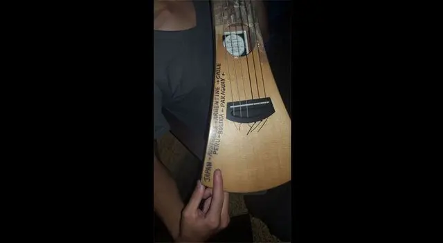 La guitarra de Akira y los países donde ha estado