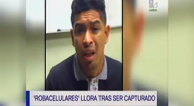 Tras asaltar una farmacia en Miraflores, un robacelulares llora y pide perdón a sus víctimas