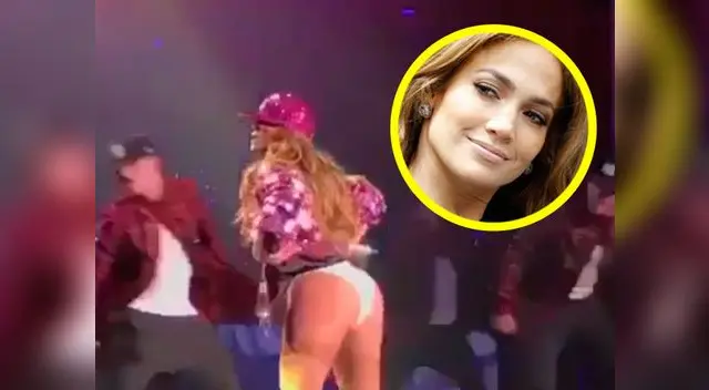 Así de atrevida se mostró Jennifer Lopez durante su reciente concierto en Las Vegas