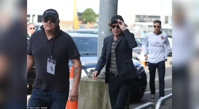 Jagger estuvo presente en la final de la Copa FA