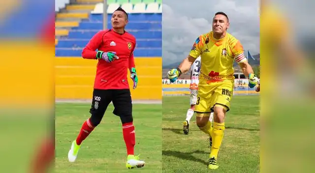 Mario Villasanti y exar Rosales porteros del Ayacucho y Comerciantes marcaron de penal. FOTO:Michael Carrión - Prensa Ayacucho F.C. Mario Villasanti y exar Rosales porteros del Ayacucho y Comerciantes marcaron de penal. FOTO:Michael Carrión - Prensa Ayacucho F.C.