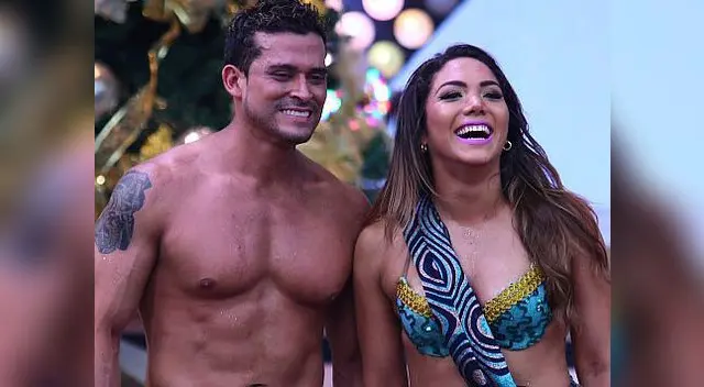 El cantante Christian Domínguez e Isabel Acevedo son pareja y concursan en 'El gran show'