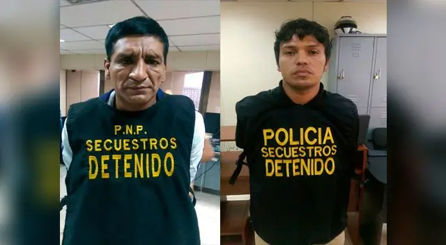 Dos de los detenidos por extorsión Dos de los detenidos por extorsión