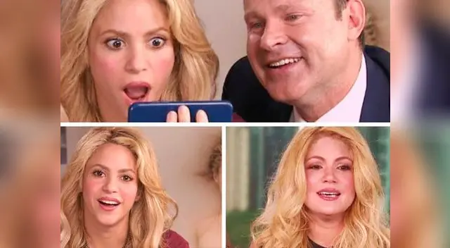 Shakira se quedó sin palabras cuando vio a su imitadora Shakira se quedó sin palabras cuando vio a su imitadora