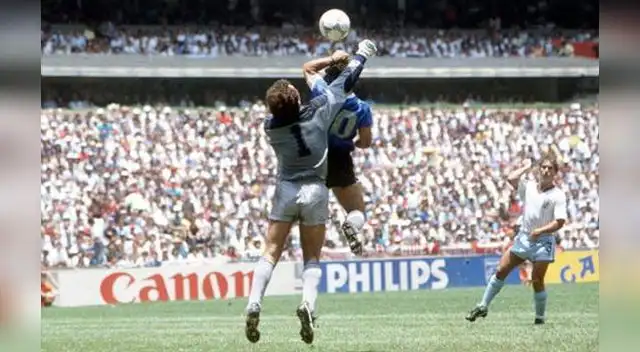 La 'Mano de Dios', el polémico gol de Maradona a Inglaterra