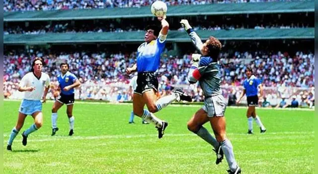 La 'Mano de Dios', el polémico gol de Maradona a Inglaterra