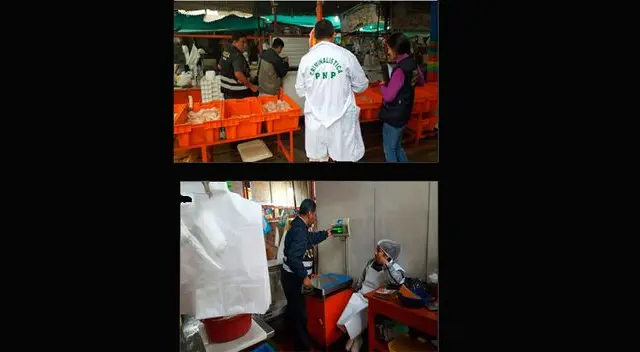 Los peritos examinan el producto