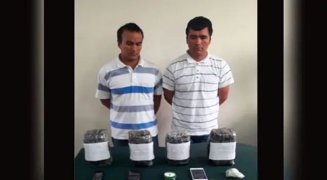 Hermanos fueron detenidos con 4 kilos de marihuana Hermanos fueron detenidos con 4 kilos de marihuana