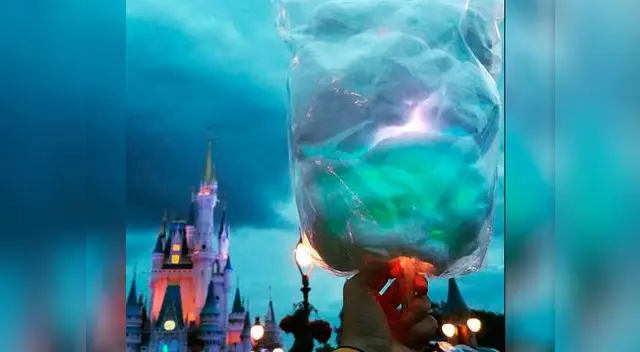 Algodón de azúcar que se ilumina es el preferido de los asistentes