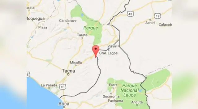 Sismo de 3.9 grados fue registrado esta madrugada en Tacna Sismo de 3.9 grados fue registrado esta madrugada en Tacna