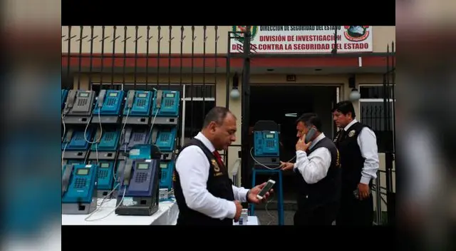 Teléfonos incautados