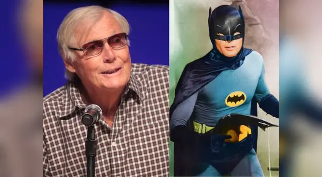 Adam West interpretó a "Batman" en la TV Adam West interpretó a "Batman" en la TV