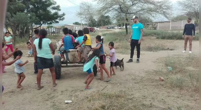 Sergio Ramos regaló alegría a los niños
