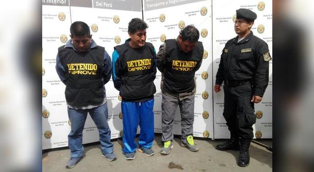 Policía detuvo a tres sujetos durante intervención de taller de planchado 