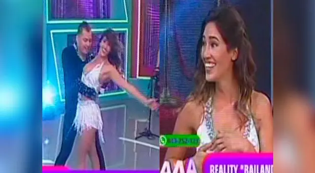 Spheffany Loza tuvo accidentada presentación Spheffany Loza tuvo accidentada presentación