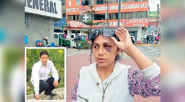 Golpe que le propinó su pareja fue bastante severo y médicos evalúan a la madre de familia